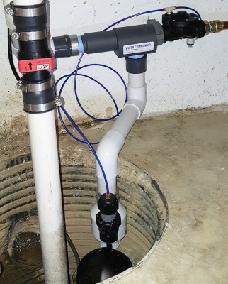 Water-Powered Backup Sump Pump
