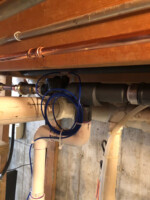 Water Commander™ installed high near joist